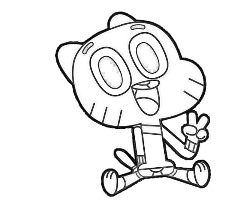 Gumball kolorowanki